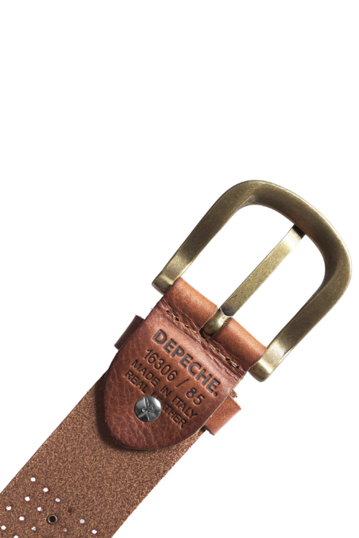 DEPECHE Leather Belt 16306 3