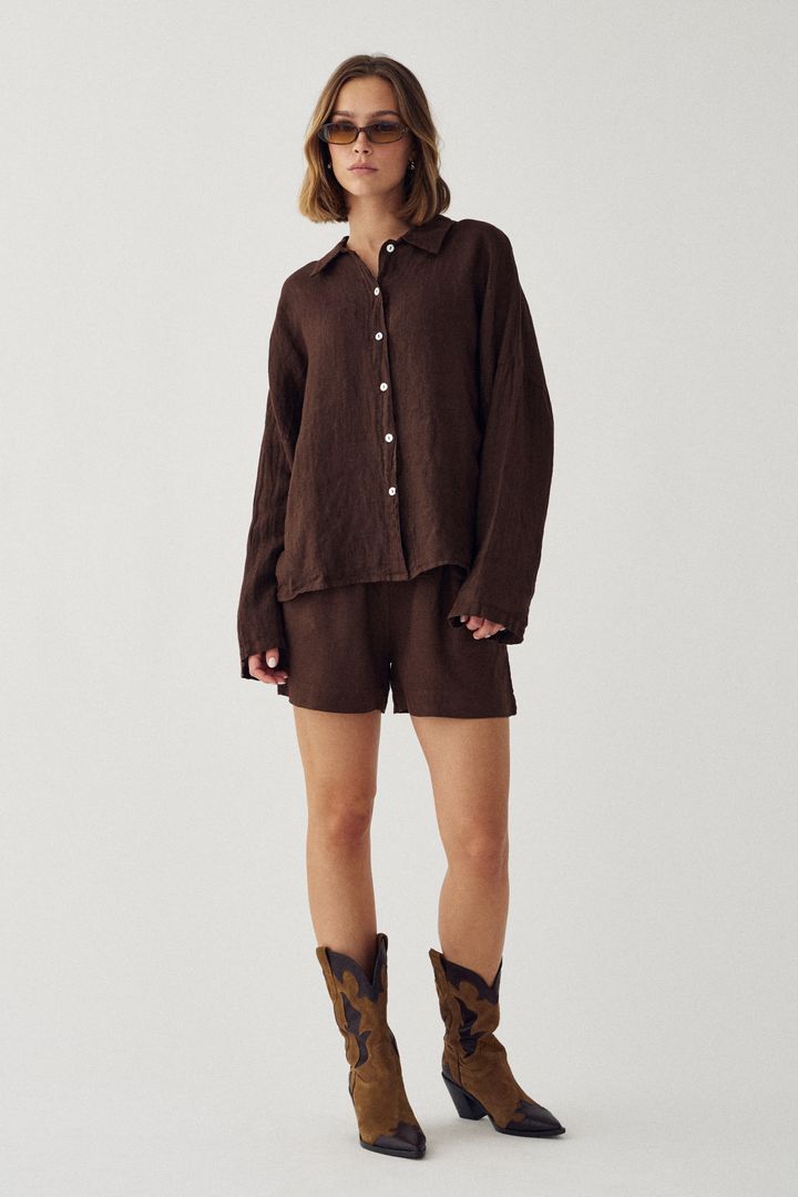 Noella Leanora Linen Shirt  3
