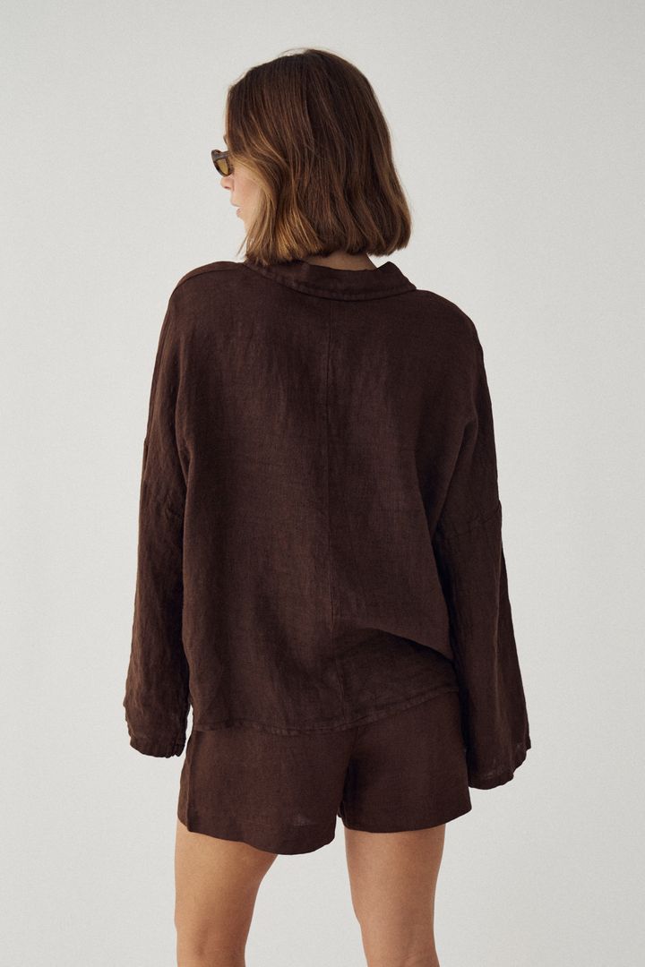 Noella Leanora Linen Shirt  2