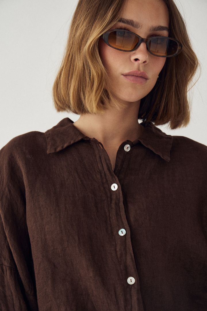 Noella Leanora Linen Shirt  4