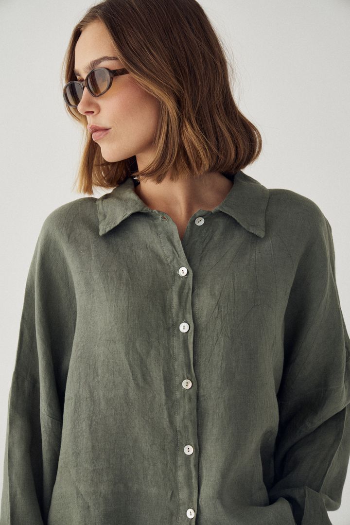 Noella Leanora Linen Shirt  2