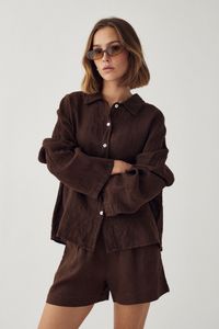 Noella Leanora Linen Shirt  1