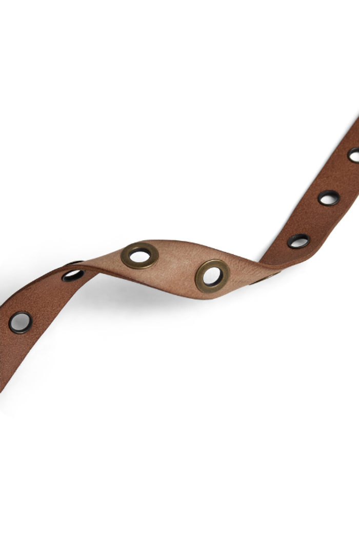 DEPECHE Leather Belt 13702