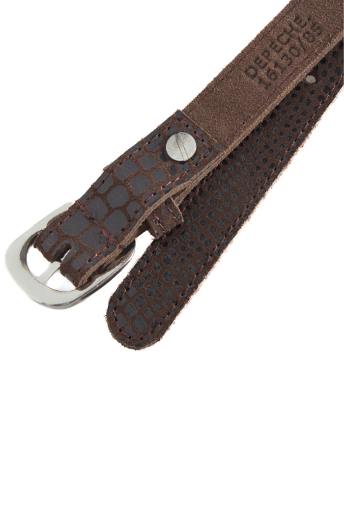DEPECHE Leather Belt 16130