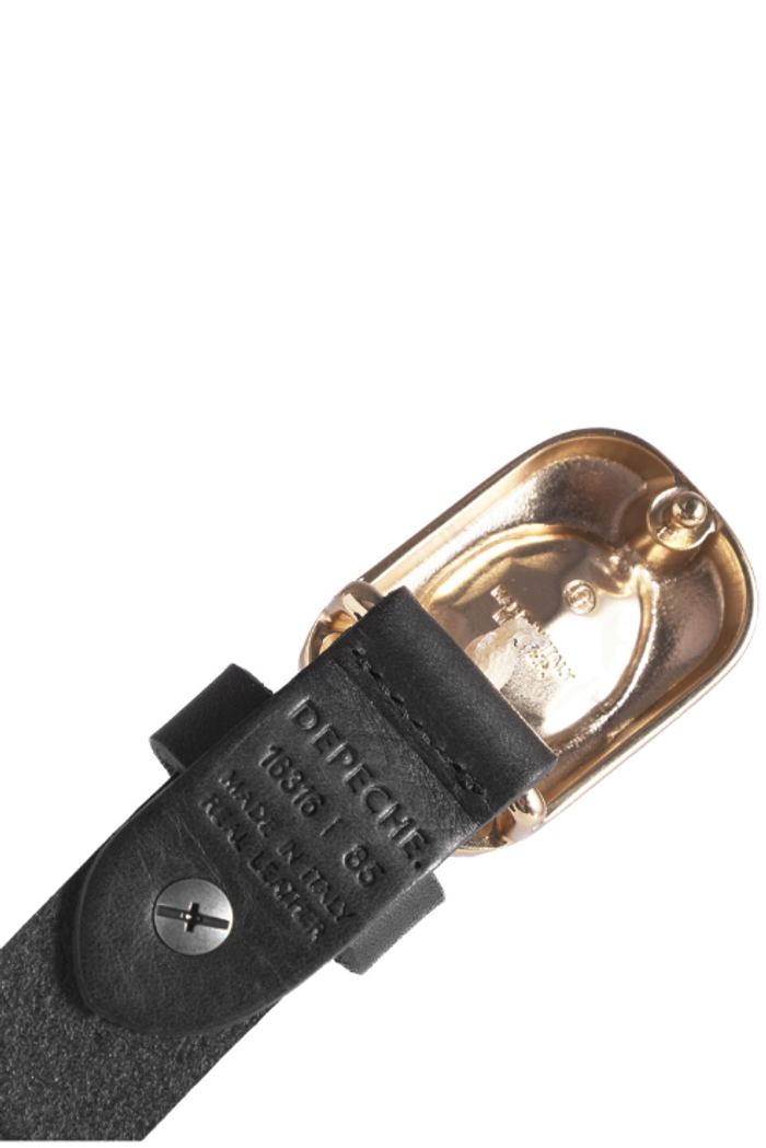 DEPECHE Leather Belt 16316