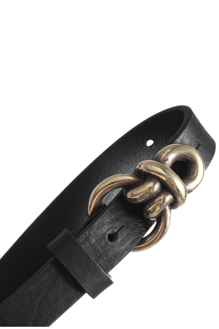 DEPECHE Leather Belt 16332
