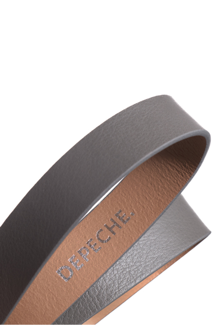DEPECHE Leather Belt 16334
