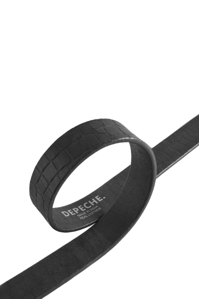 DEPECHE Leather Belt 16352