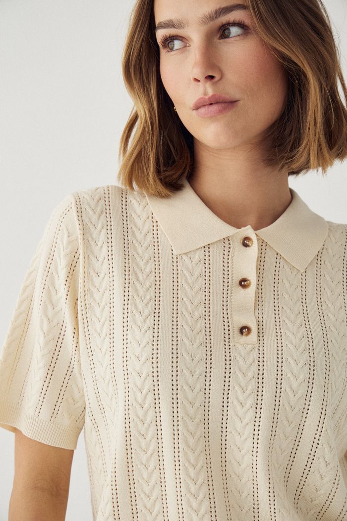 Noella Knit Polo