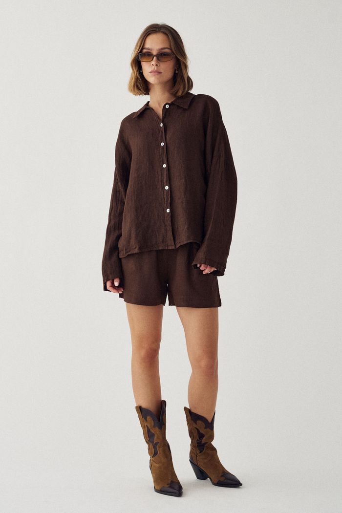 Noella Leanora Linen Shirt 